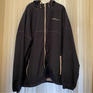 Walt Disney World Parks Unisex Navy Blue/White Windbreaker Jacket XXXL